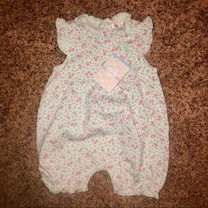 Floral ruffle romper